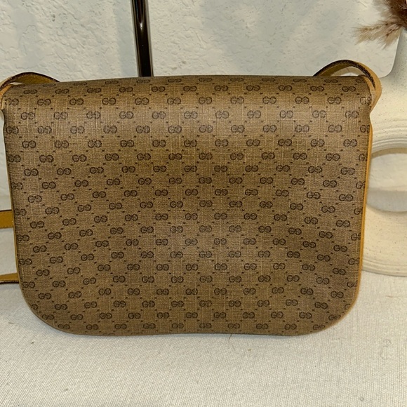 GUCCI Old Vintage Micro GG Logo Hardware Leather Mini Shoulder Bag /cros… - Picture 3 of 15